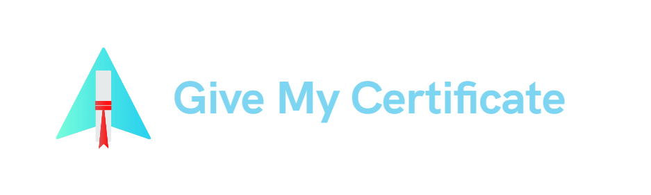 Give My Certificate Logo